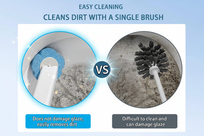 Disposable Toilet Brush Wall Mounted Toilet Brush with Extended Handle Cleaning Set Replacement Head Wc Accessories Toilet Brush